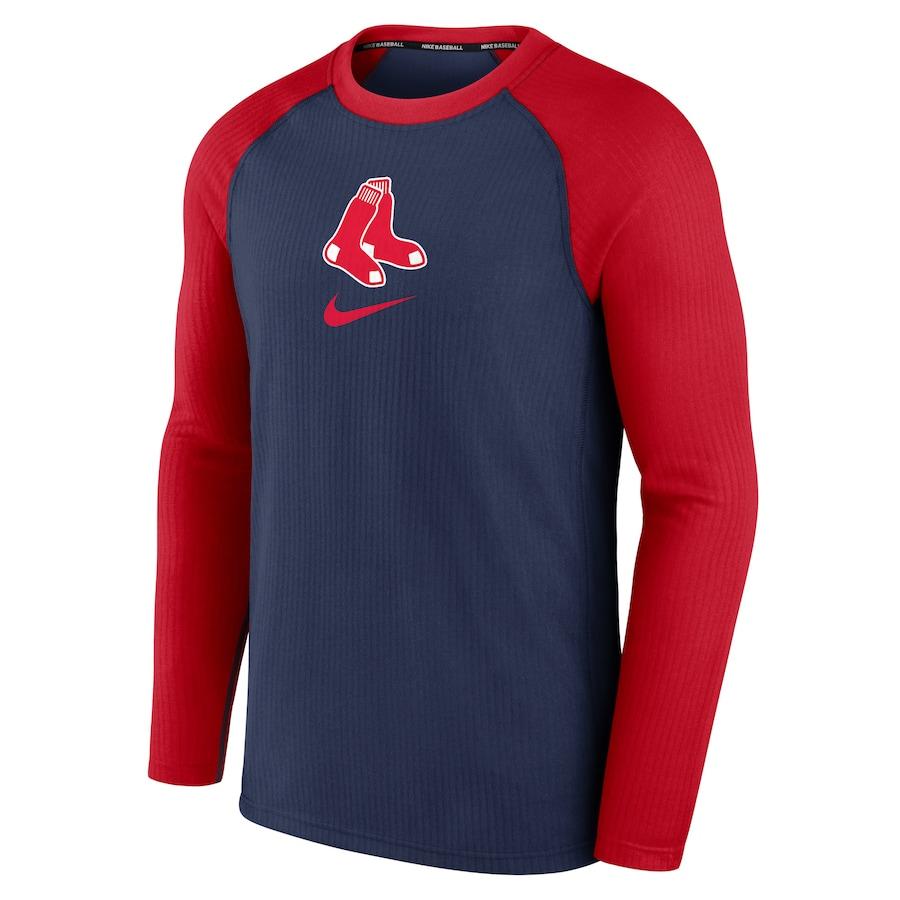 MLB レッドソックス Tシャツ ドライフィット Game Long Sleeve Top ナイキ/Nike Midnight Navy｜selection-j｜02