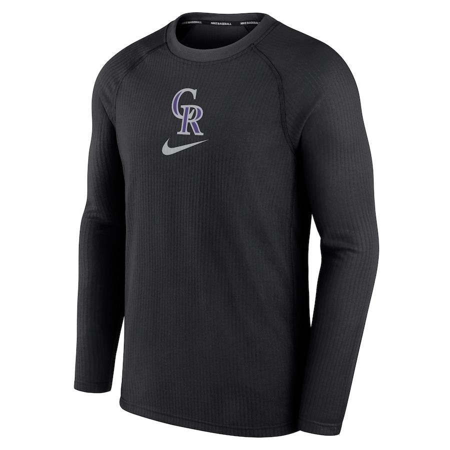MLB ロッキーズ Tシャツ ドライフィット Game Long Sleeve Top ナイキ/Nike ブラック｜selection-j｜02