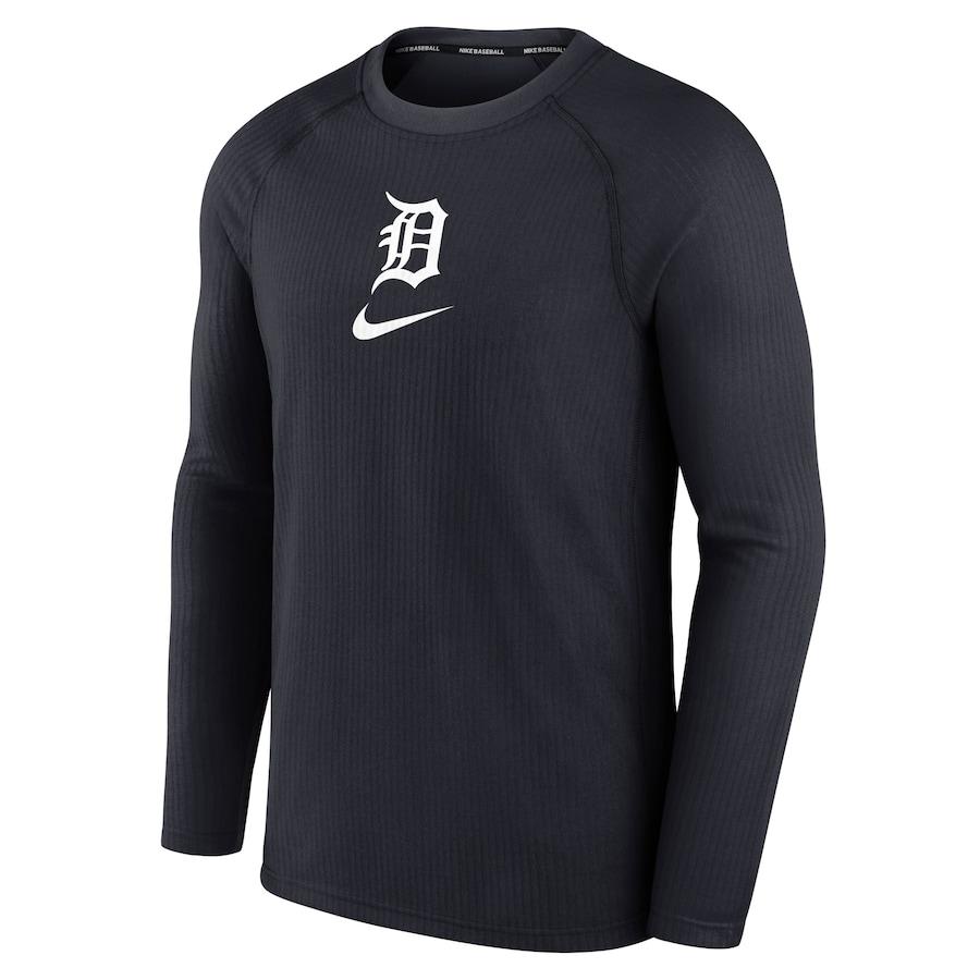 MLB タイガース Tシャツ ドライフィット Game Long Sleeve Top ナイキ/Nike Pitch Blue｜selection-j｜02