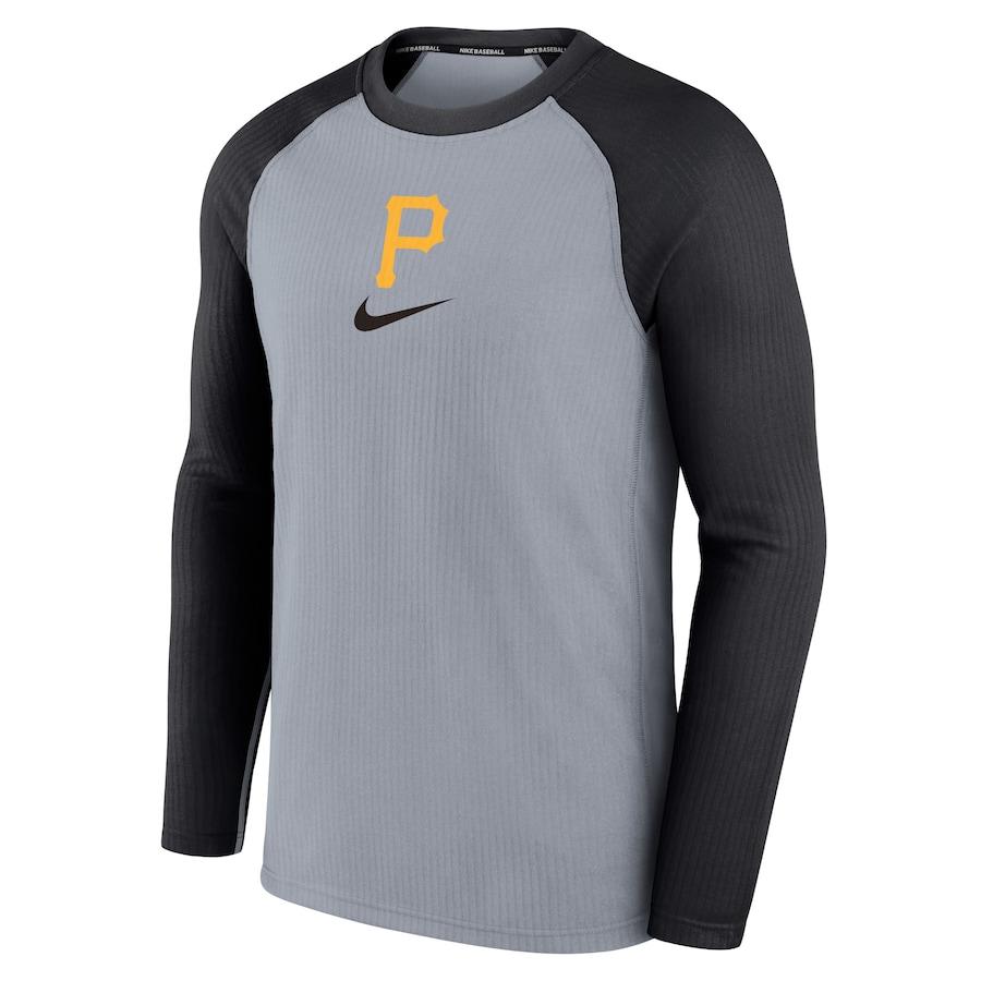 MLB パイレーツ Tシャツ ドライフィット Game Long Sleeve Top ナイキ/Nike Cloud Grey｜selection-j｜02