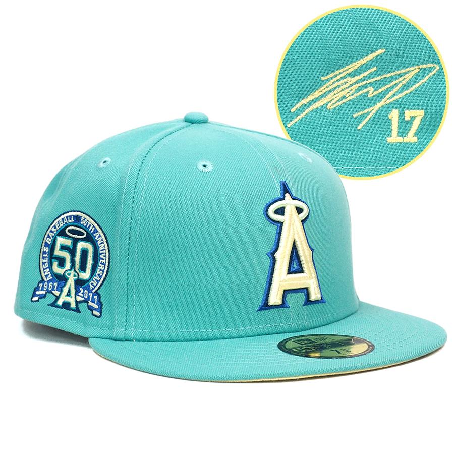 NEW ERA（ニューエラ） MLB 大谷翔平 エンゼルス キャップ サイン刺繍