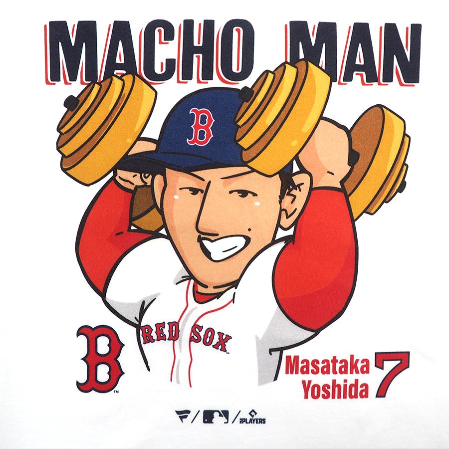 MLB 吉田正尚 レッドソックス Tシャツ マッチョマン Fanatics ホワイト
