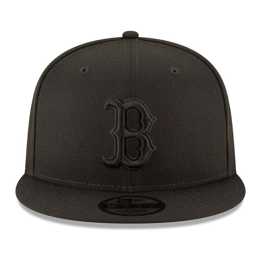 MLB レッドソックス キャップ Basic 9FIFTY Adjustable Hat ニューエラ/New Era ブラック/ブラック｜selection-j｜02