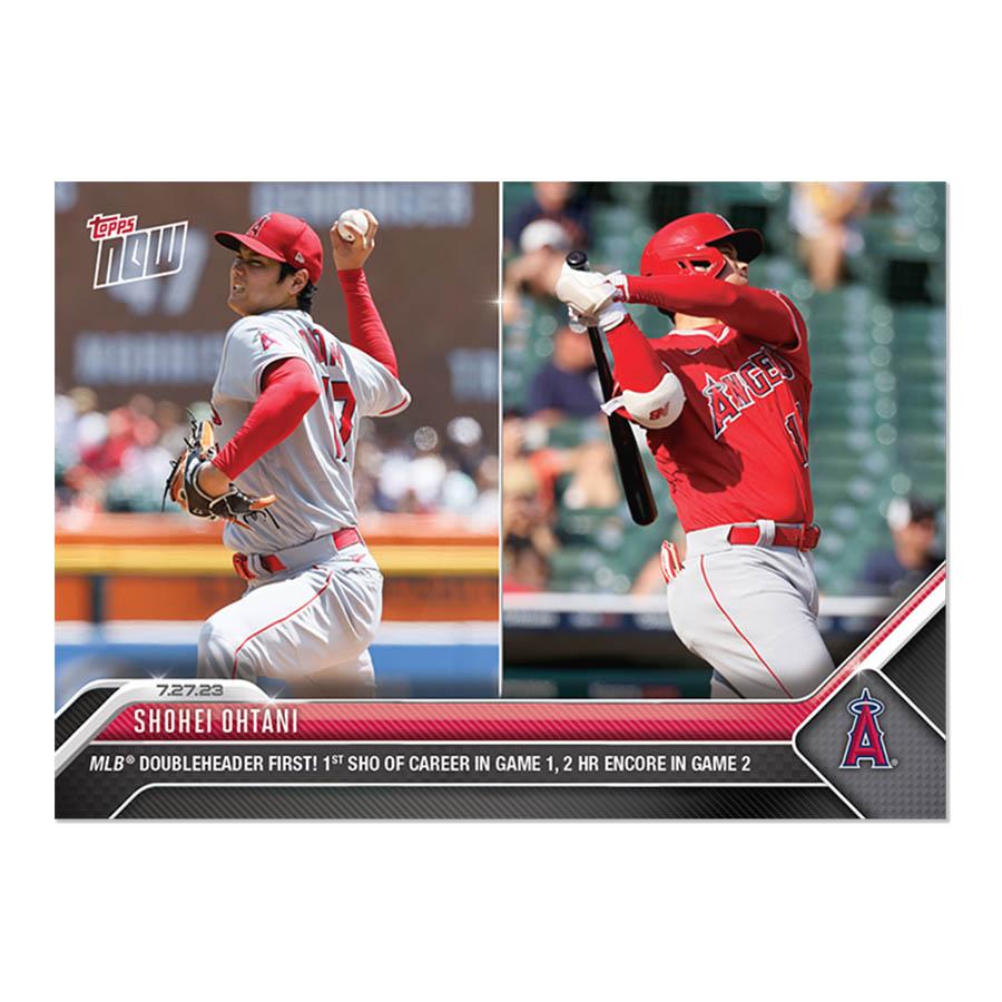 MLB 大谷翔平 エンゼルス トレーディングカード #625 ダブルヘッダー First! Ist SHO of Carrer in Game 1,2  HR Encore in Game 2 Topps : mlb-231009usb37 : MLB.NBA.NFLグッズ SELECTION -