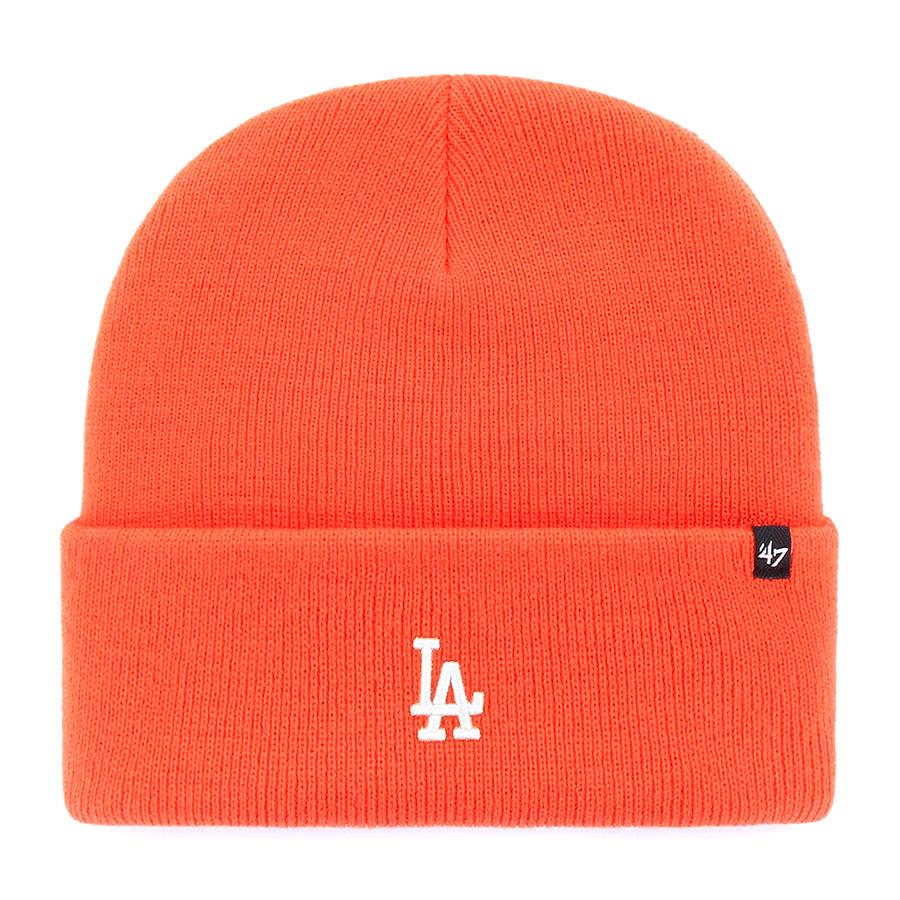 MLB ドジャース ニットキャップ Base Runner Cuff Knit 47Brand オレンジ mlb231010kni27