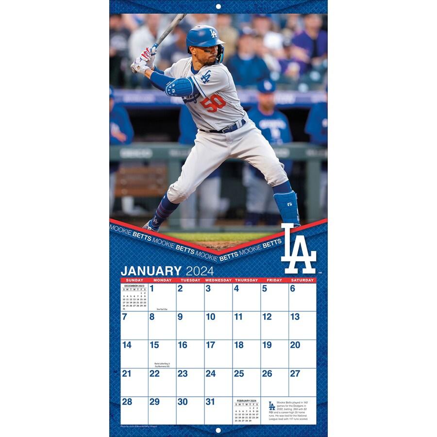 MLB ムーキー・ベッツ ドジャース カレンダー 2024 Player