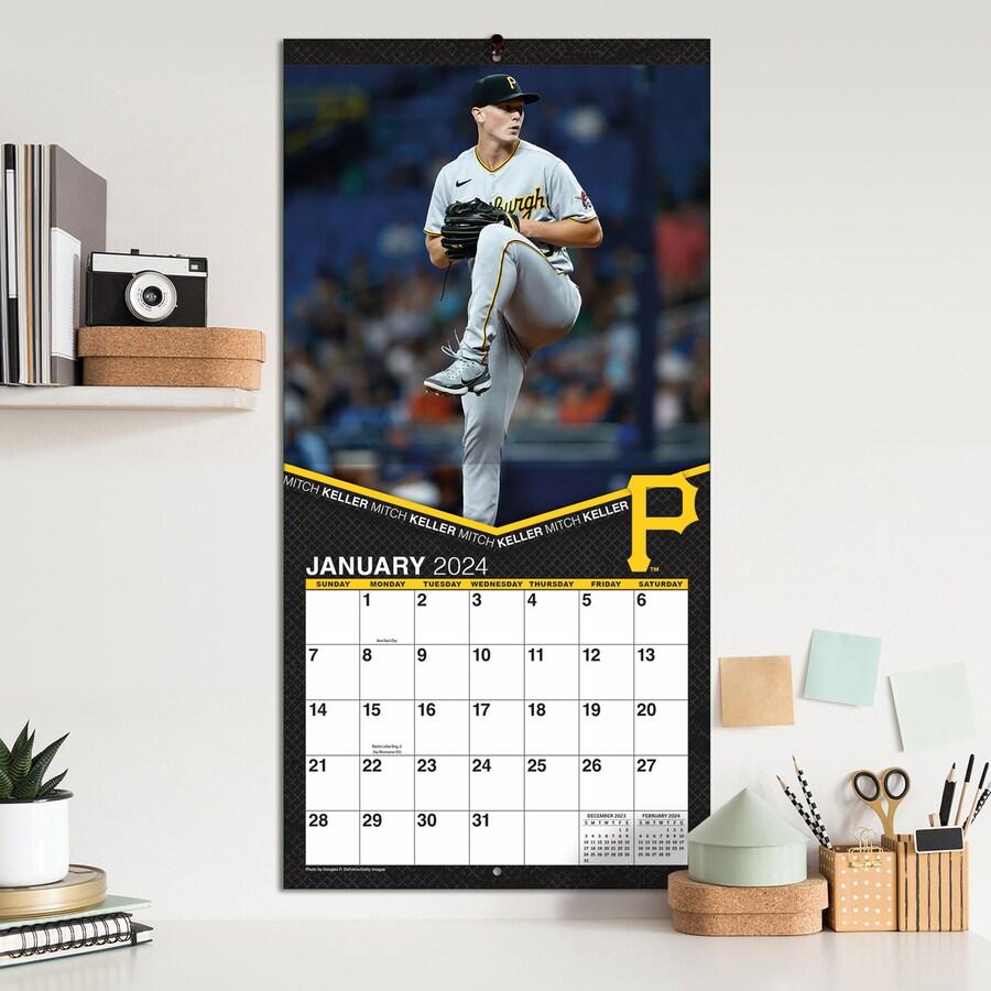 MLB パイレーツ カレンダー 2024 Team 壁掛け Wall Calendar