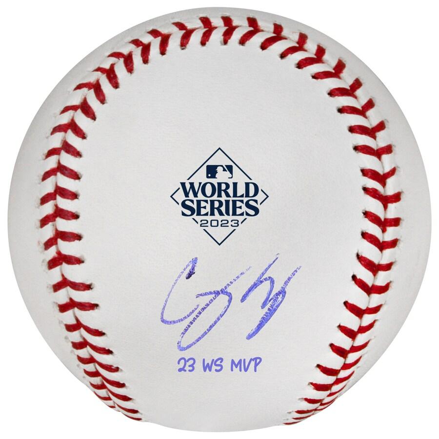 MLB コーリー・シーガー レンジャーズ 2023 ワールドシリーズ 優勝記念 直筆サインボール Fanatics Authentic_1