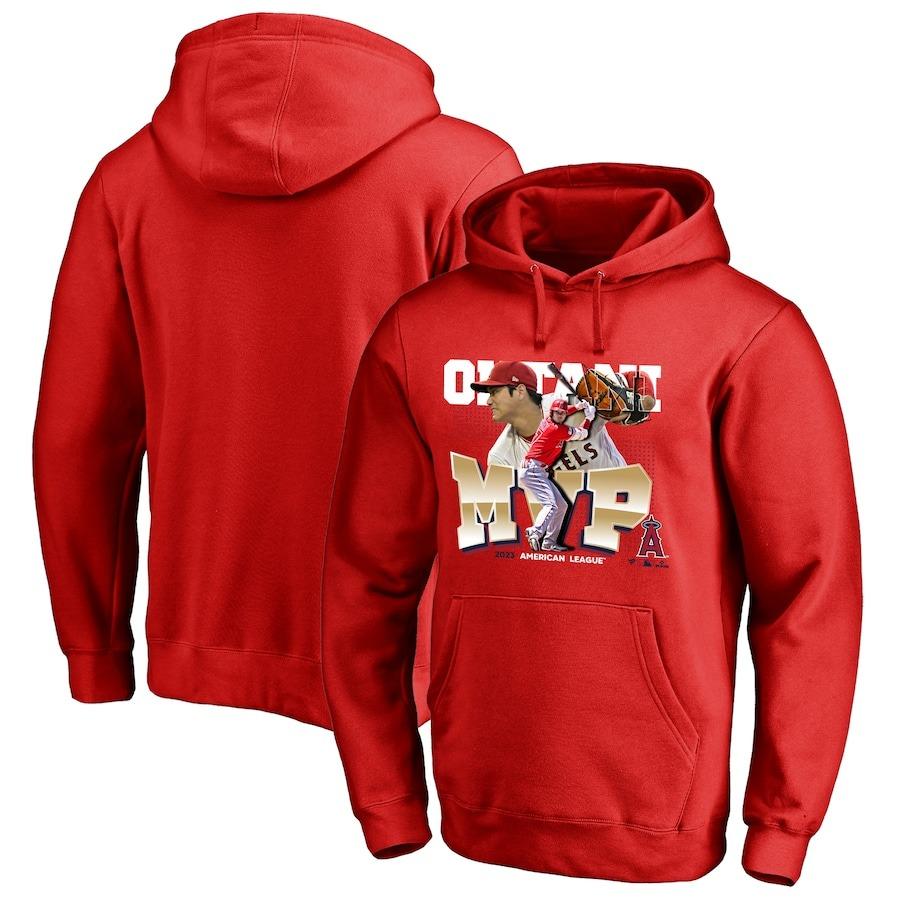 MLB 大谷翔平 エンゼルス パーカー 2023 AL MVP記念 フーディー フォト