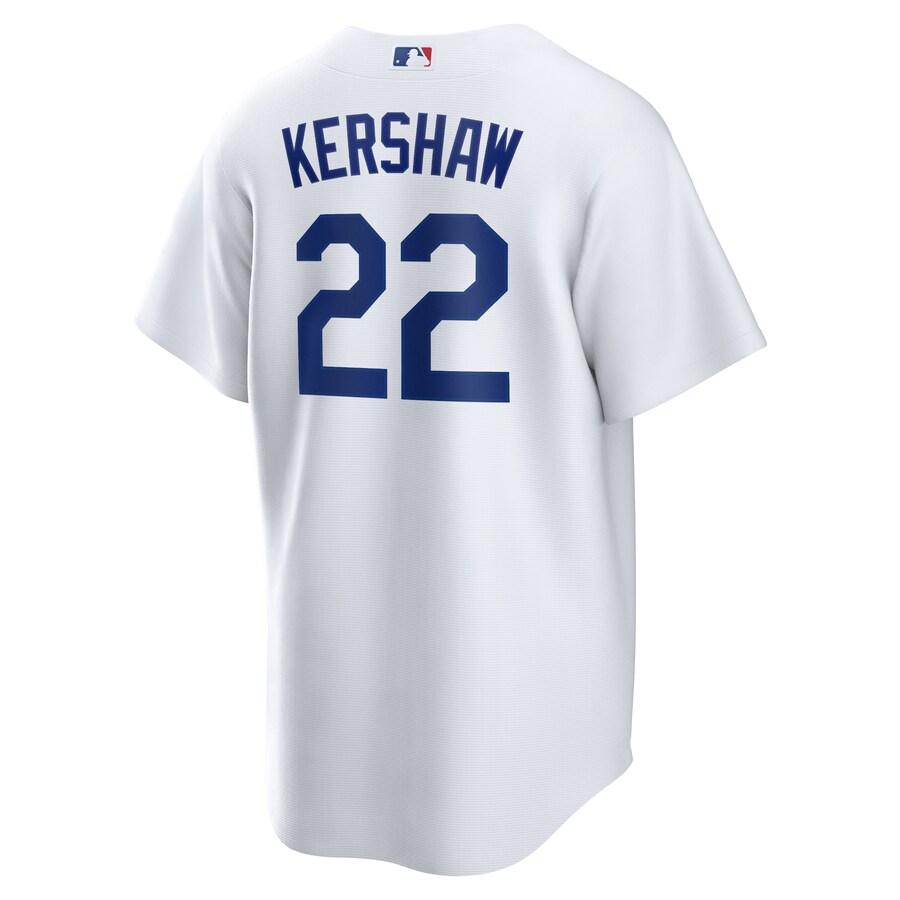 ドジャース　カーショー　ホーム白ユニ　レプリカ　メンズ　サイズL NIKE（ナイキ） MLB クレイトン・カーショー ドジャース ユニフォーム