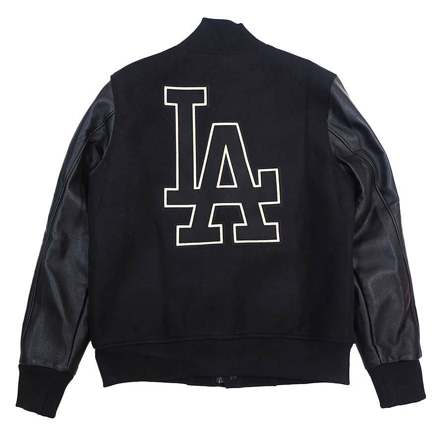 MLB ドジャース ジャケット 2700 - MEN'S VARSITY JACKET Pro Standard プロスタンダード ブラック｜selection-j｜02