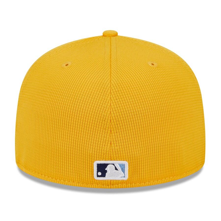 MLB タンパベイ・レイズ キャップ 2024 スプリングトレーニング 59FIFTY Fitted Hat ニューエラ/New Era イエロー｜selection-j｜04