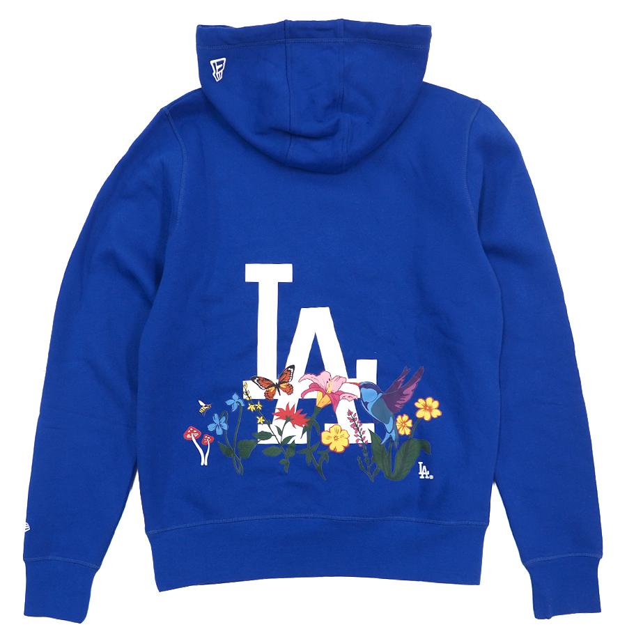 MLB ドジャース パーカー Los Angels Bird Butterfly Hoodie ニューエラ/New Era ロイヤル｜selection-j｜02