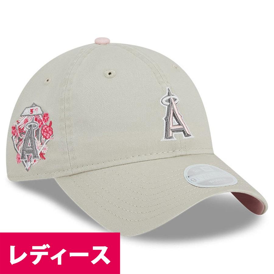 MLB エンゼルス キャップ レディース 2023 Mother's Day 9TWENTY Hat ニューエラ/New Era カーキ