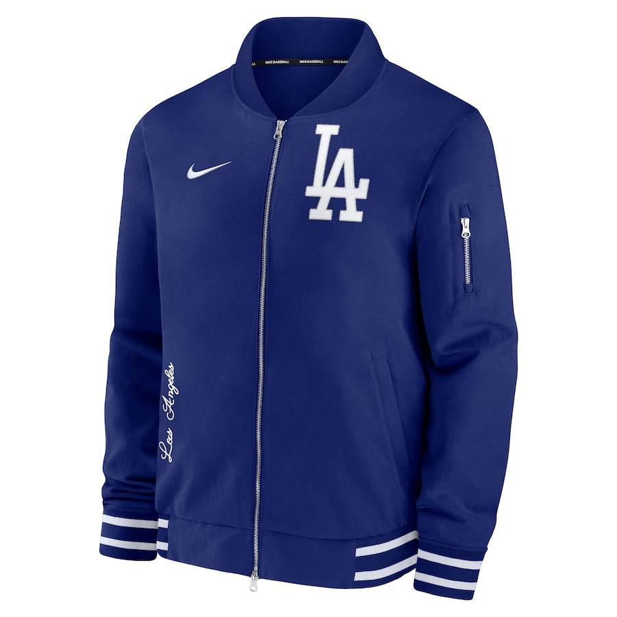 MLB ドジャース ジャケット 2024 選手着用モデル オーセンティック Full-Zip Bomber Jacket ナイキ/Nike ロイヤル｜selection-j｜02