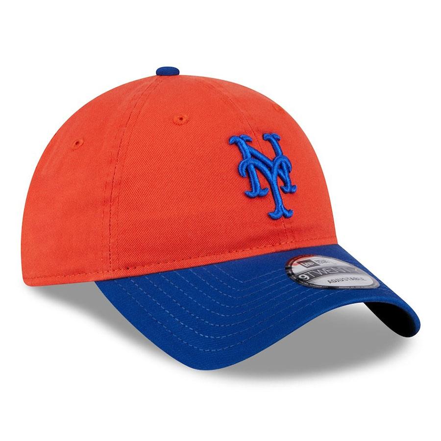 MLB メッツ キャップ 2024 スプリングトレーニング 9TWENTY Adjustable Hat 【サイドパッチ無し】  New Era  オレンジ ロイヤル｜selection-j｜03
