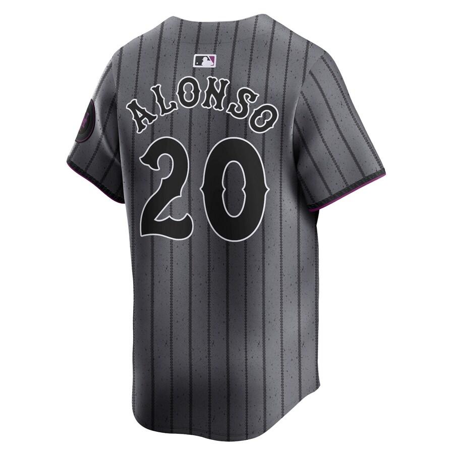 MLB ピート・アロンソ メッツ ユニフォーム 2024 シティーコネクト リミテッド Player Jersey ナイキ/Nike グラファイト｜selection-j｜03