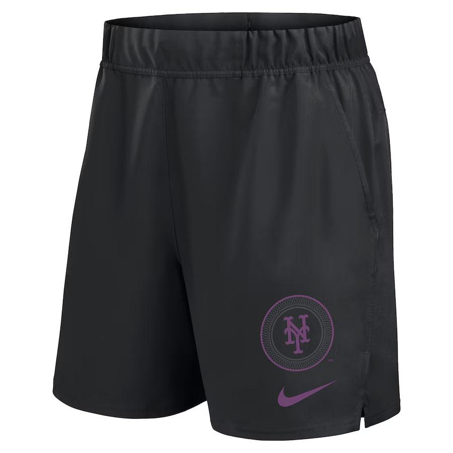 MLB メッツ パンツ/ショーツ 2024 シティーコネクト Woven Victory Performance ハーフパンツ ナイキ/Nike ブラック_1