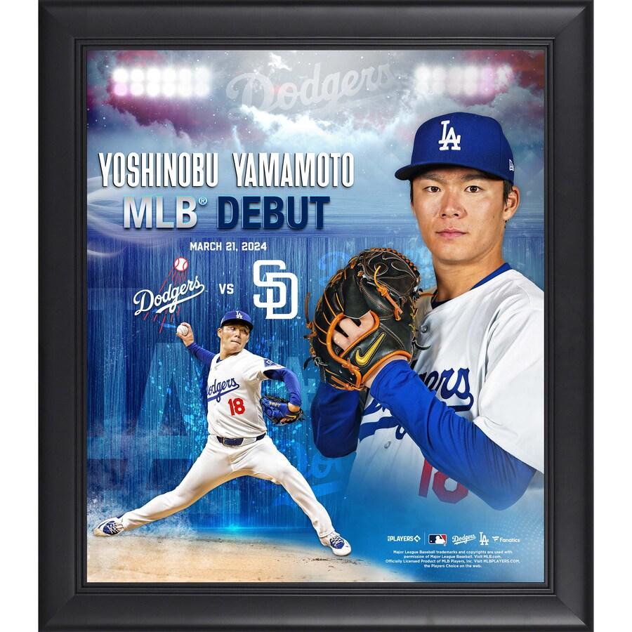 MLB 山本由伸 ドジャース フォトフレーム Fanatics Authentic