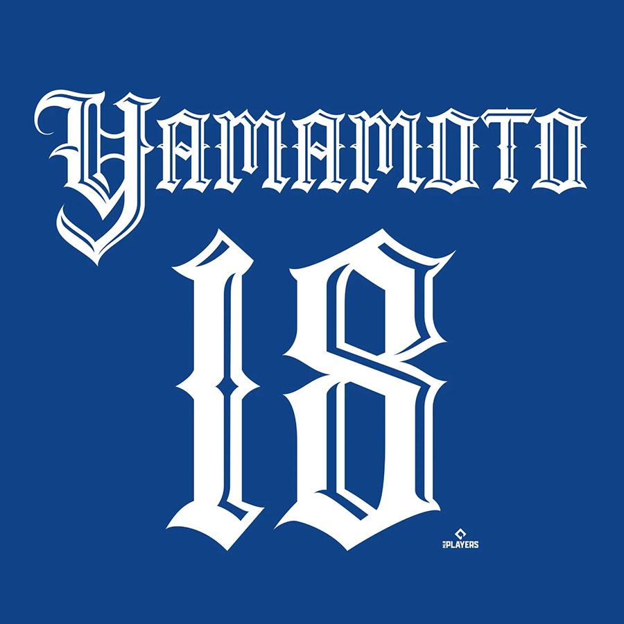 NIKE（ナイキ） MLB 山本由伸 ドジャース Tシャツ Mr.カートゥーン