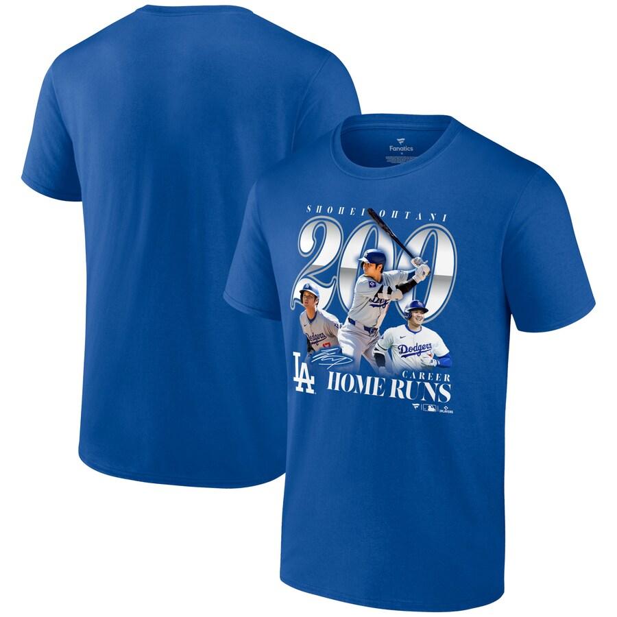 MLB 大谷翔平 ドジャース Tシャツ メジャー通算200HR記念 達成 MLB 大谷翔平 ドジャース Tシャツ メジャー通算200HR記念 達成