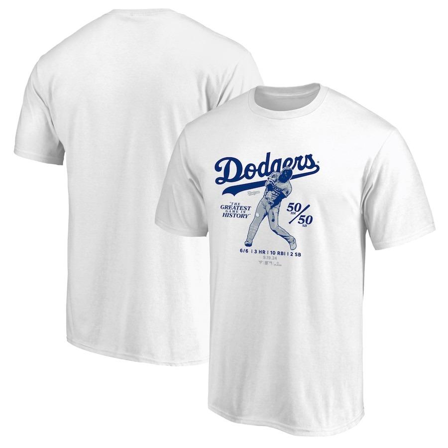 MLB 大谷翔平 ドジャース Tシャツ 50/50達成記念 6 for Fanatics JP 