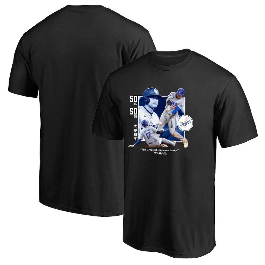 MLB 大谷翔平 ドジャース Tシャツ 50/50達成記念 Greatest Game MLB 大谷翔平 ドジャース Tシャツ 50/50達成記念 Greatest Game