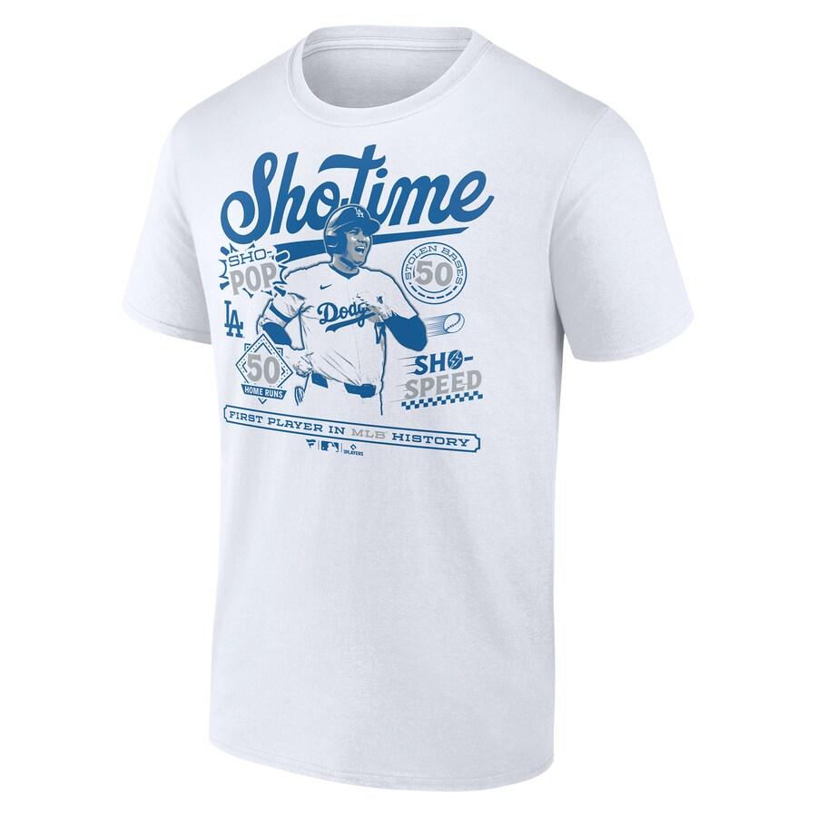 MLB 大谷翔平 ドジャース Tシャツ 50/50達成記念 Exclusive Fanatics 