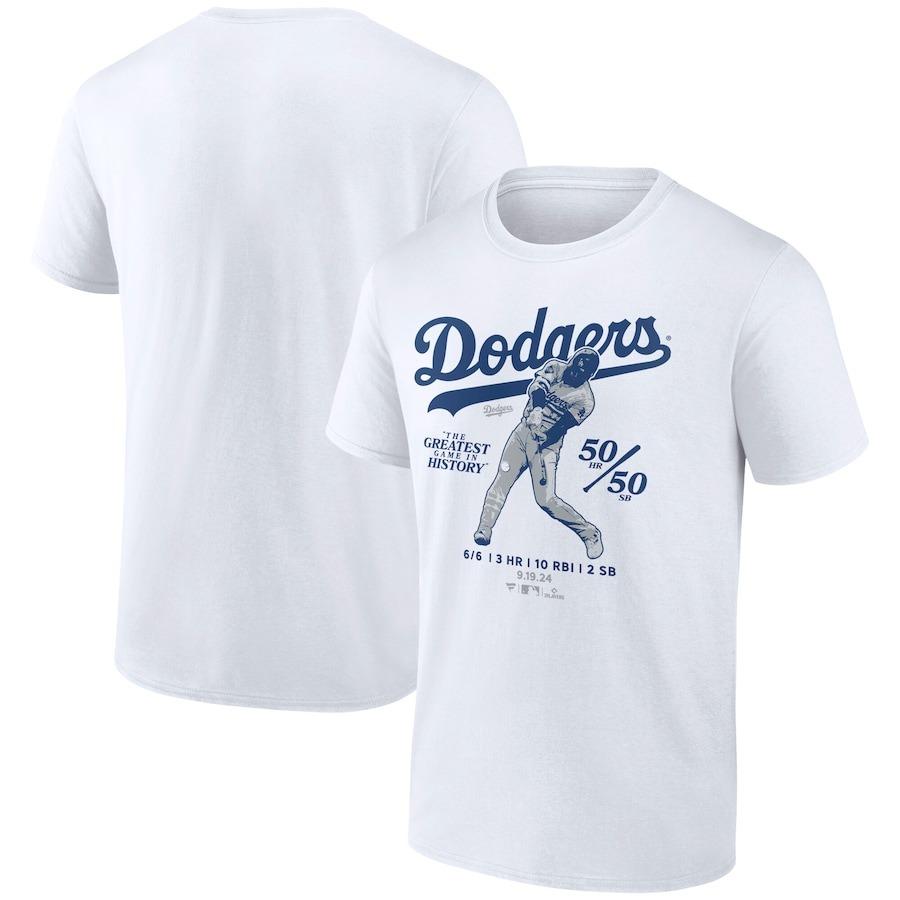 MLB 大谷翔平 ドジャース Tシャツ 【海外限定版】50/50達成記念 MLB 大谷翔平 ドジャース Tシャツ 【海外限定版】50/50達成記念