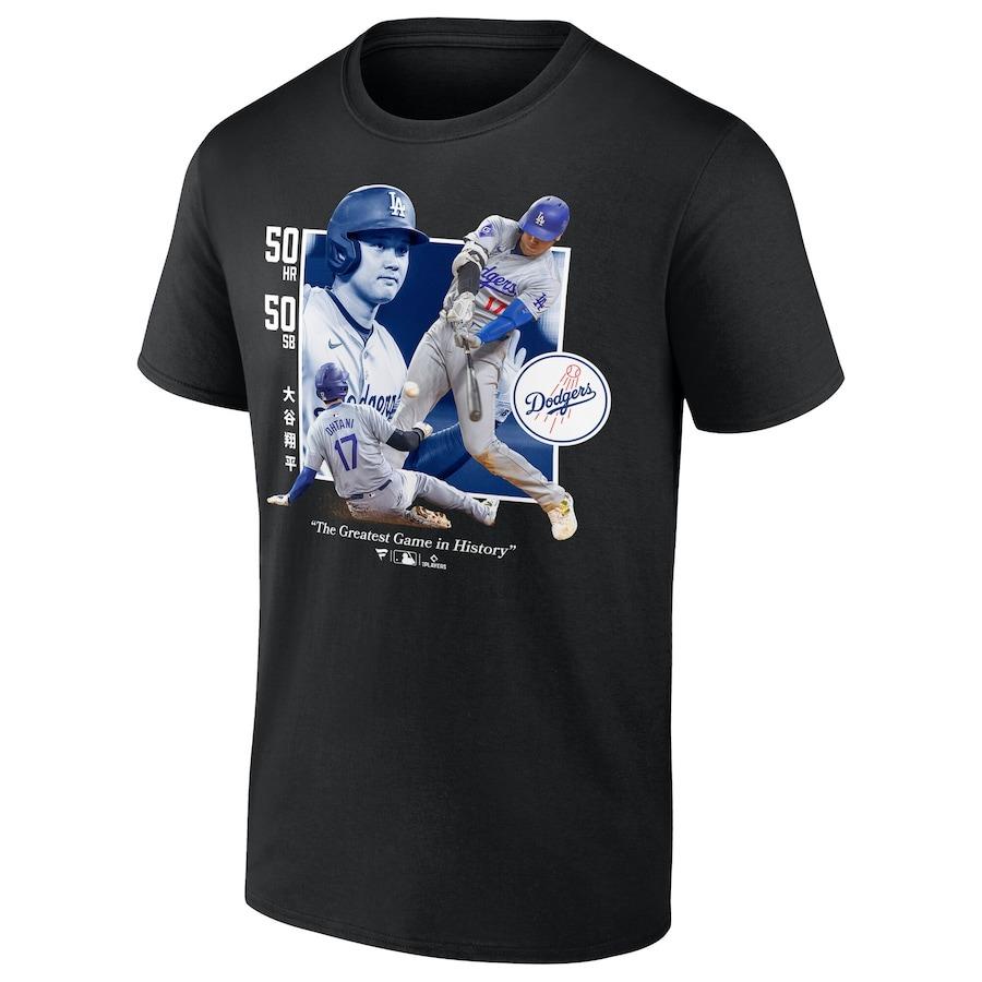MLB 大谷翔平 ドジャース Tシャツ 【海外限定版】50/50達成記念 MLB 大谷翔平 ドジャース Tシャツ 【海外限定版】50/50達成記念
