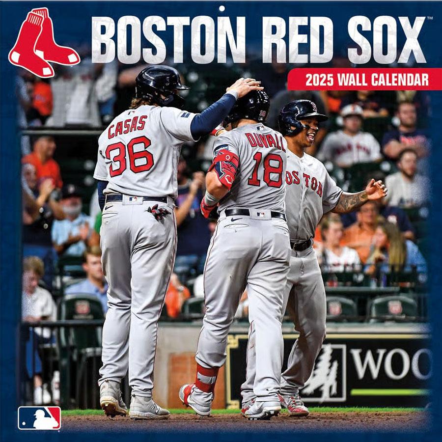MLB レッドソックス カレンダー 2025年版 チーム 壁掛け Wall Calendar