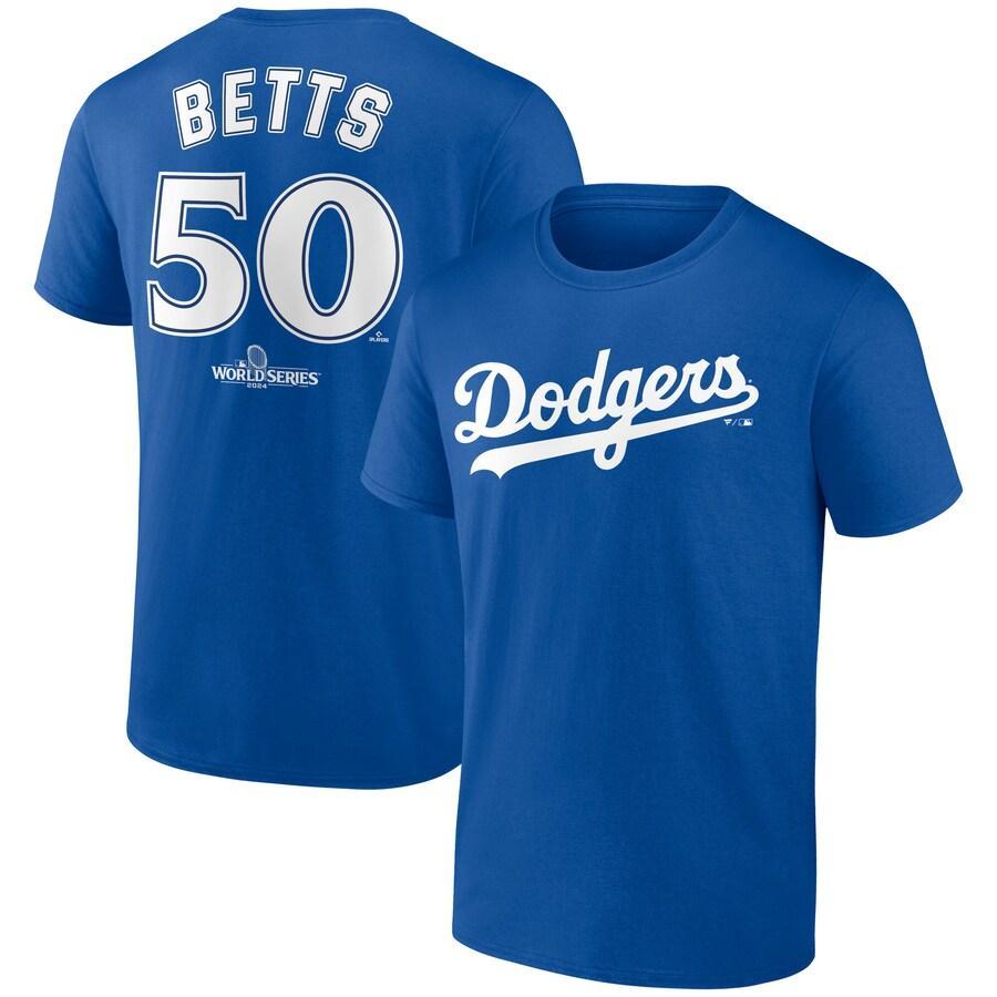 MLB ムーキー・ベッツ ドジャース Tシャツ 2024 ワールド MLB ムーキー・ベッツ ドジャース Tシャツ 2024 ワールド