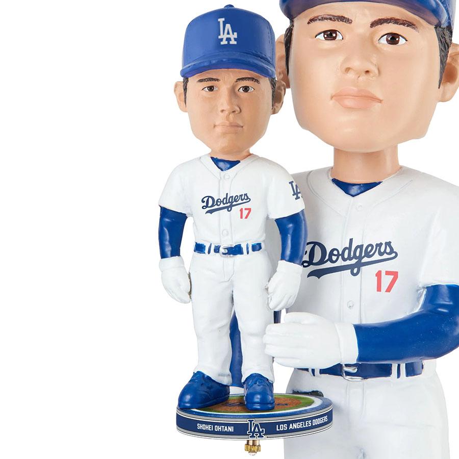 MLB 大谷翔平 ドジャース ボブルヘッド 【866個限定】Ohtani Bobble Dubblz Bobblehead フィギュア FOCO ホワイト_3