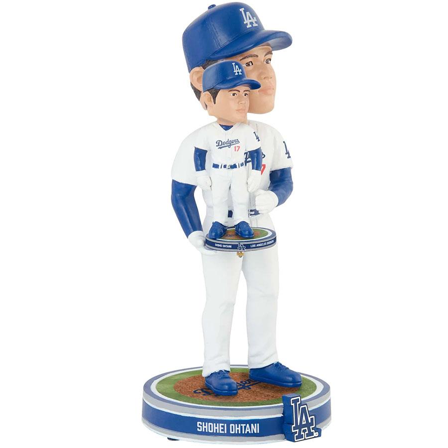 MLB 大谷翔平 ドジャース ボブルヘッド 【866個限定】Ohtani Bobble Dubblz Bobblehead フィギュア FOCO ホワイト_4