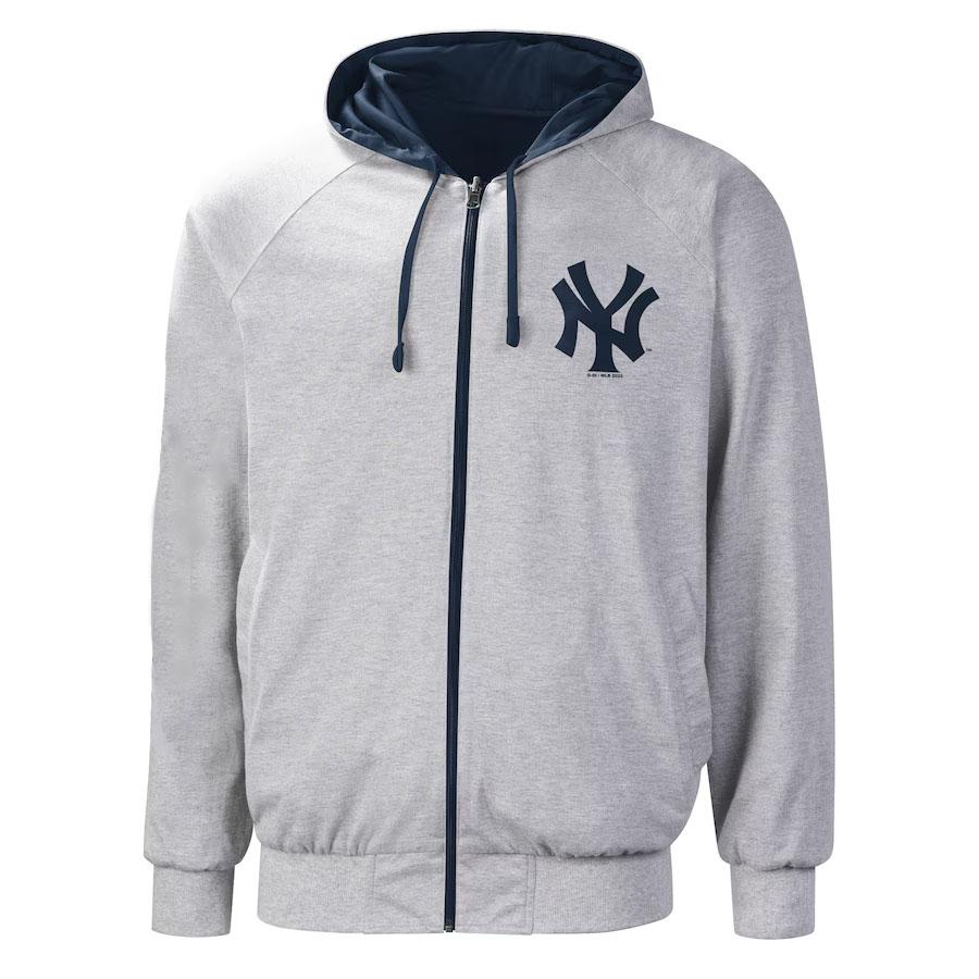 MLB ヤンキース ジャケット 【現地買付】リバーシブル バーシティー 