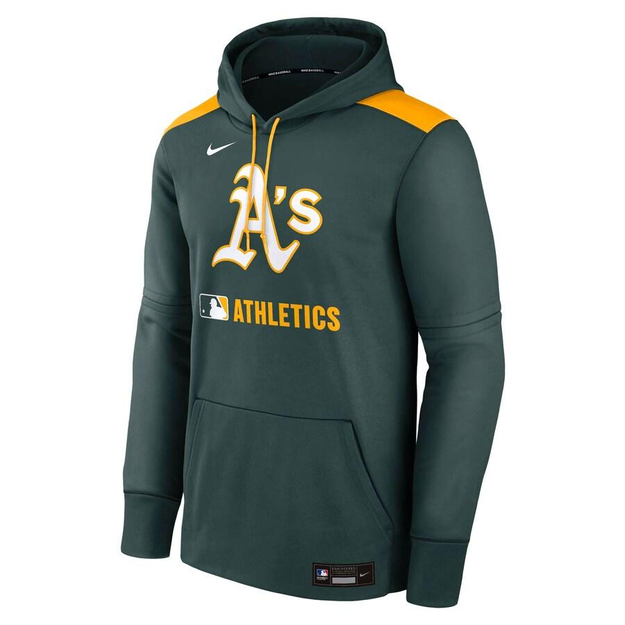 NIKE•オーセンティックコレクションアスレチックスパーカー•ナイキ MLB NIKE（ナイキ） MLB アスレチックス パーカー 【海外モデル