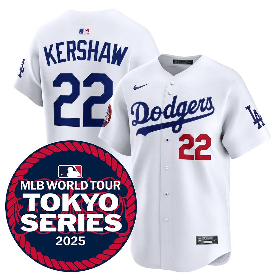 MLB ドジャース カーショウ 2025 東京シリーズ ユニフォーム Lサイズ NIKE（ナイキ） MLB クレイトン・カーショー ドジャース ユニフォーム