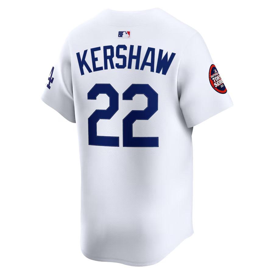 MLB ドジャース カーショウ 2025 東京シリーズ ユニフォーム Lサイズ NIKE（ナイキ） MLB クレイトン・カーショー ドジャース ユニフォーム