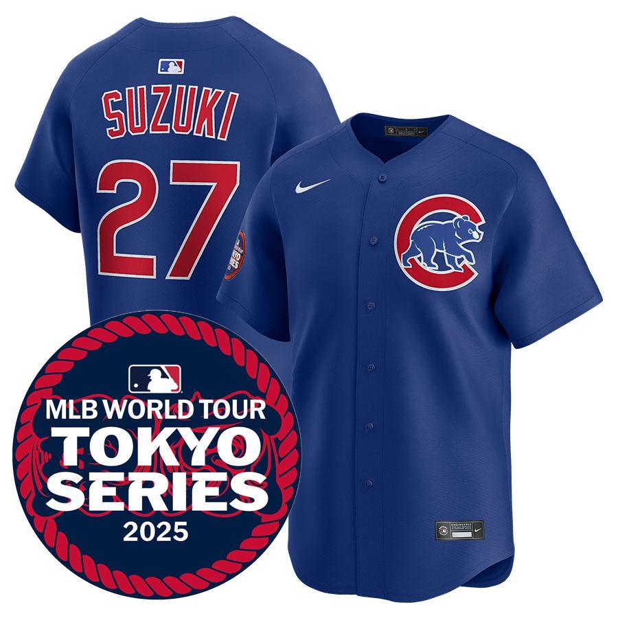 MLB東京シリーズ カブス鈴木誠也リミテッドユニフォームXLサイズ