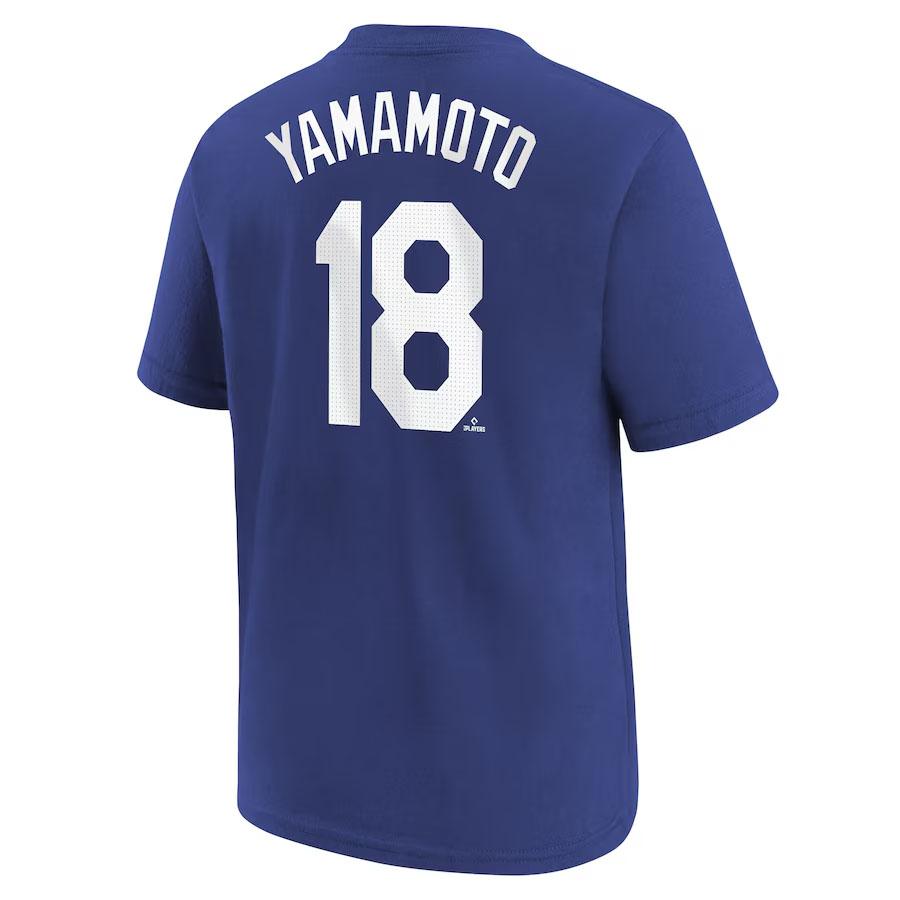 NIKE（ナイキ） MLB 山本由伸 ドジャース Tシャツ ユース キッズ