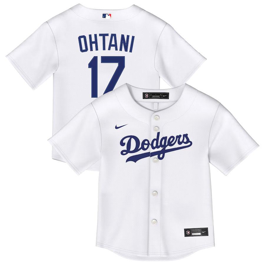 NIKE ドジャース大谷翔平　リミテッドユニフォーム　ホームホワイトキッズ 楽天市場】MLB 大谷翔平 ドジャース ユニフォーム チャイルド プリ