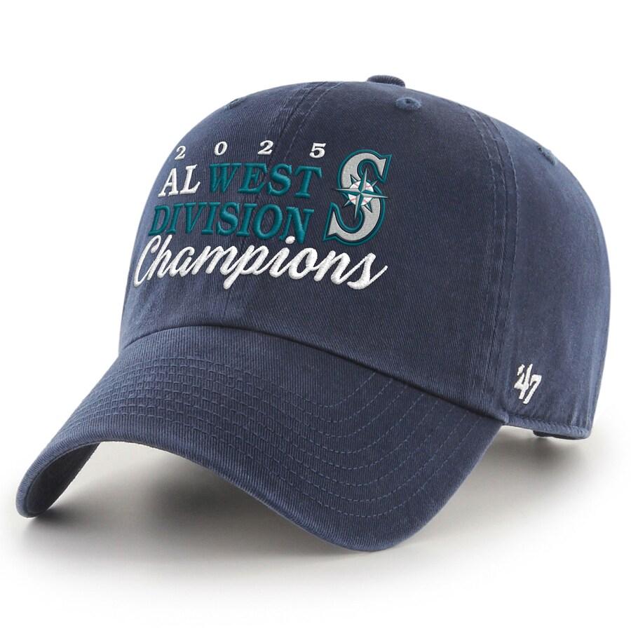 MLB マリナーズ キャップ 2025 AL West 地区優勝 Clean Up Adjustable