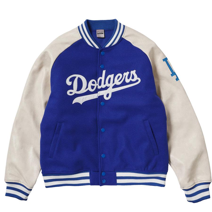 ドジャーススタジャン(キルティングタイプ) MLB ドジャース ジャケット Standardlogo PUメルトン Jacket