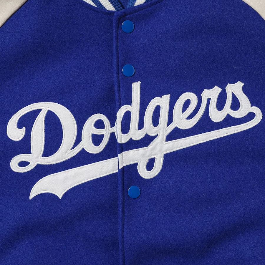 MLB ドジャース ジャケット Standardlogo PUメルトン Jacket 