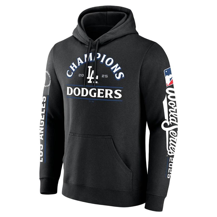 ドジャース ワールドシリーズチャンピオン記念 フーディ Lサイズ（ ブラック） MLB ドジャース パーカー 【海外モデル】ワールドシリーズ2025優勝記念