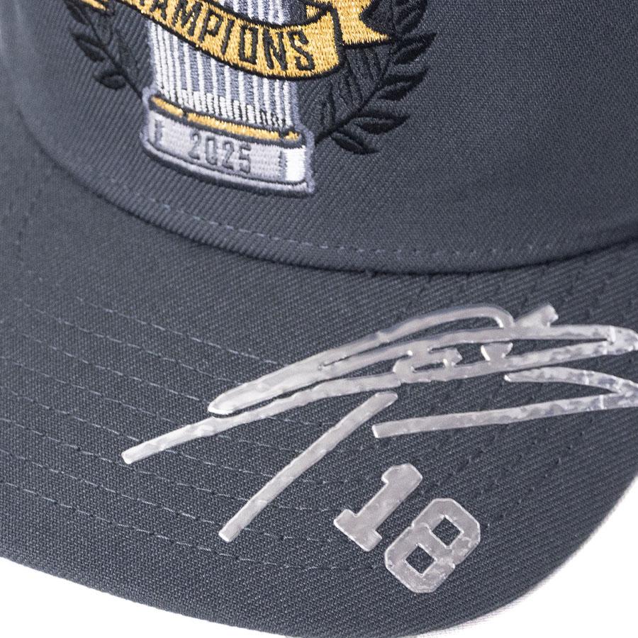 ワールドシリーズ2025優勝パレードキャップ 山本由伸選手サイン刺繍入り ドジャース 2025 ワールドシリーズ 優勝キャップ 山本由伸サイン刺繍