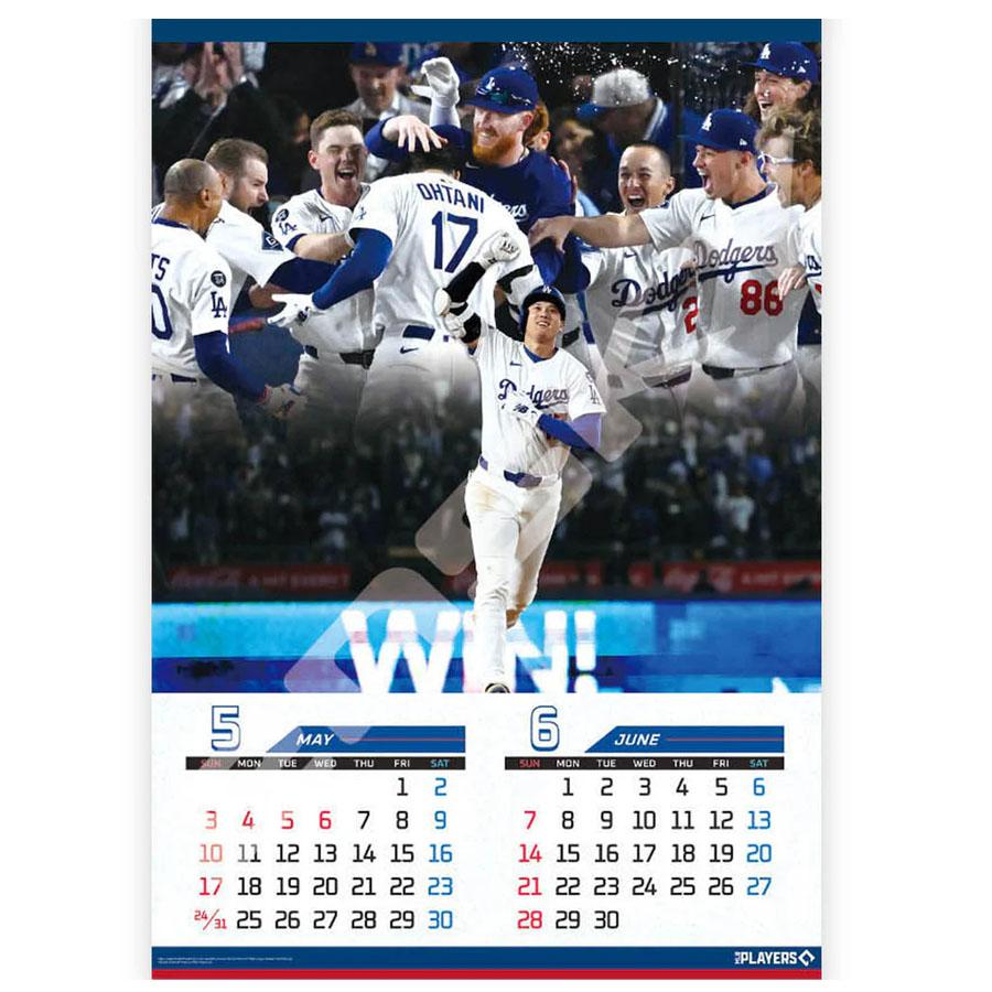 MLB ロサンゼルス・ドジャース 2026年 壁掛けカレンダー : MLB.NBA.NFL