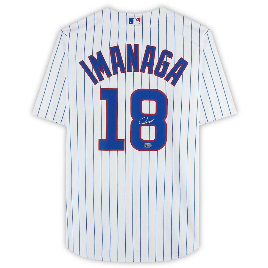 MLB 今永昇太 カブス Autographed White Nike Replica Jersey Fanatics Authentic_1