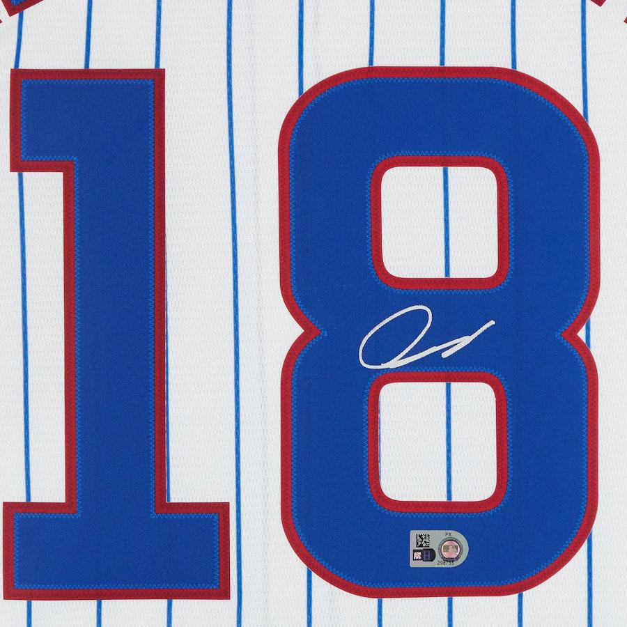 MLB 今永昇太 カブス Autographed White Nike Replica Jersey Fanatics Authentic_3
