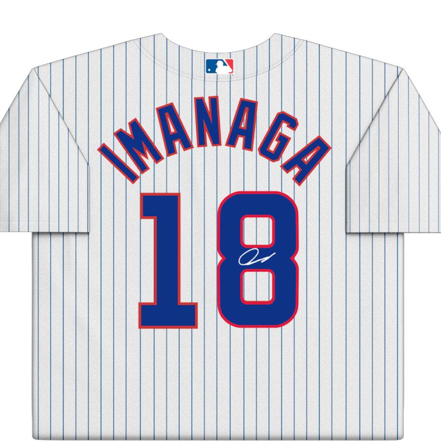 MLB 今永昇太 カブス Autographed White Nike Replica Jersey Fanatics Authentic_4